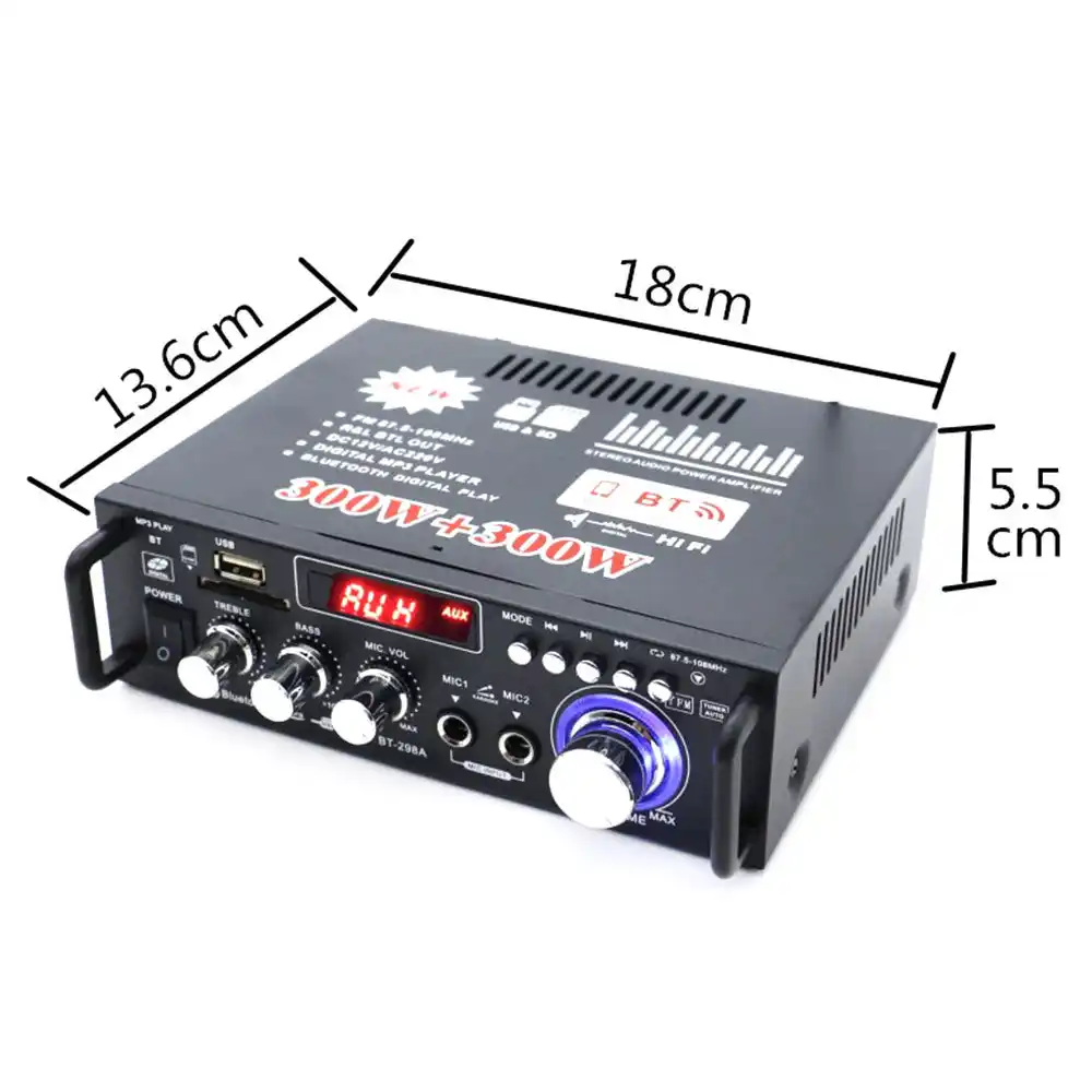 car woofer and amplifier