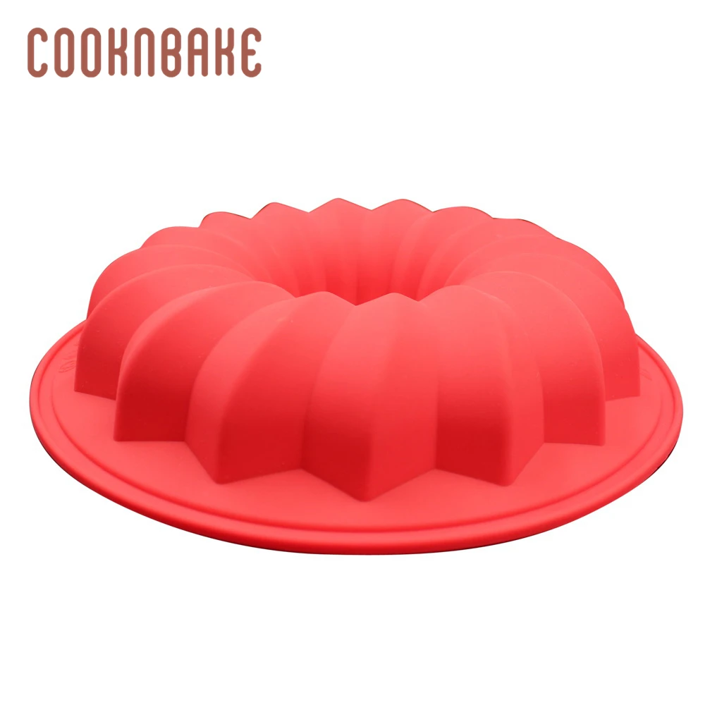 COOKNBAKE круглая силиконовая форма для торта цветок Хлеб Кондитерская сковорода Для Выпечки Пиццы 10 дюймов инструмент для украшения торта DIY День Рождения Вечеринка