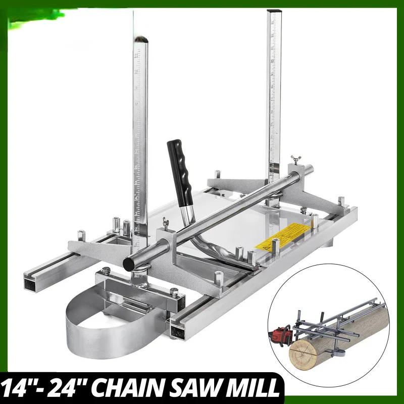 Details about   Portable Chainsaw Mill 20/24Inch Planking Milling Bar Size Aluminum Alloy+Steel 
