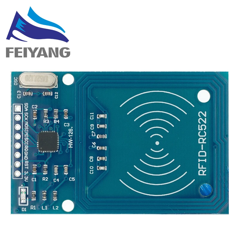 10 шт. MFRC 522 RC RC522 антенна RFID IC беспроводной модуль для Arduino ключ SPI писатель