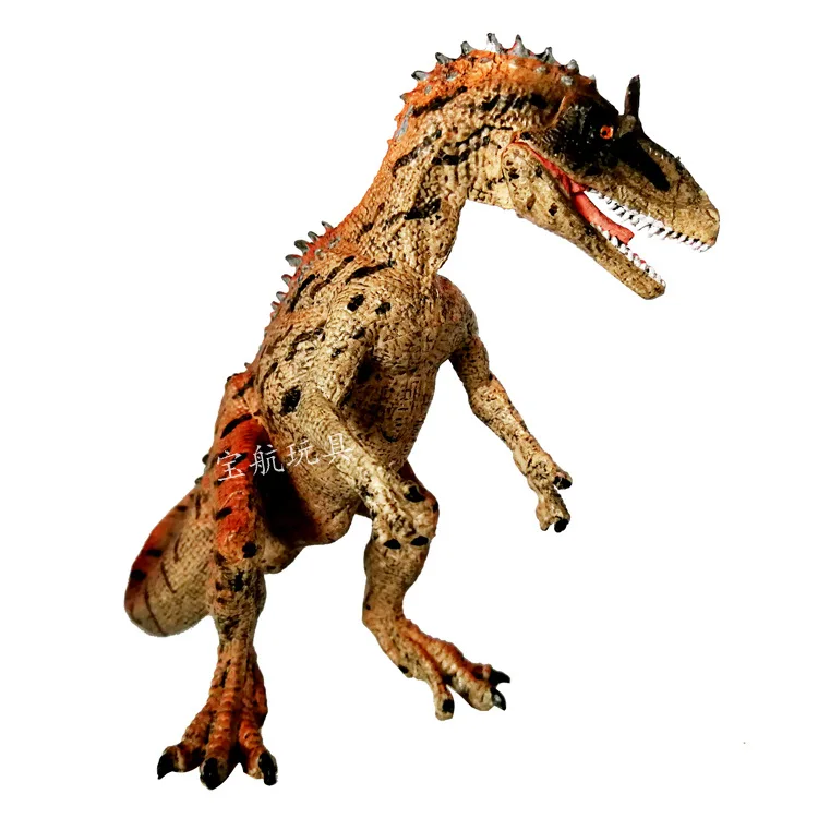 Model Solid Dinosaur Ice Ridge long bing Spinosaurus Frozen Ceratopsia Garage Kit Animal Model Toy Children Gift
