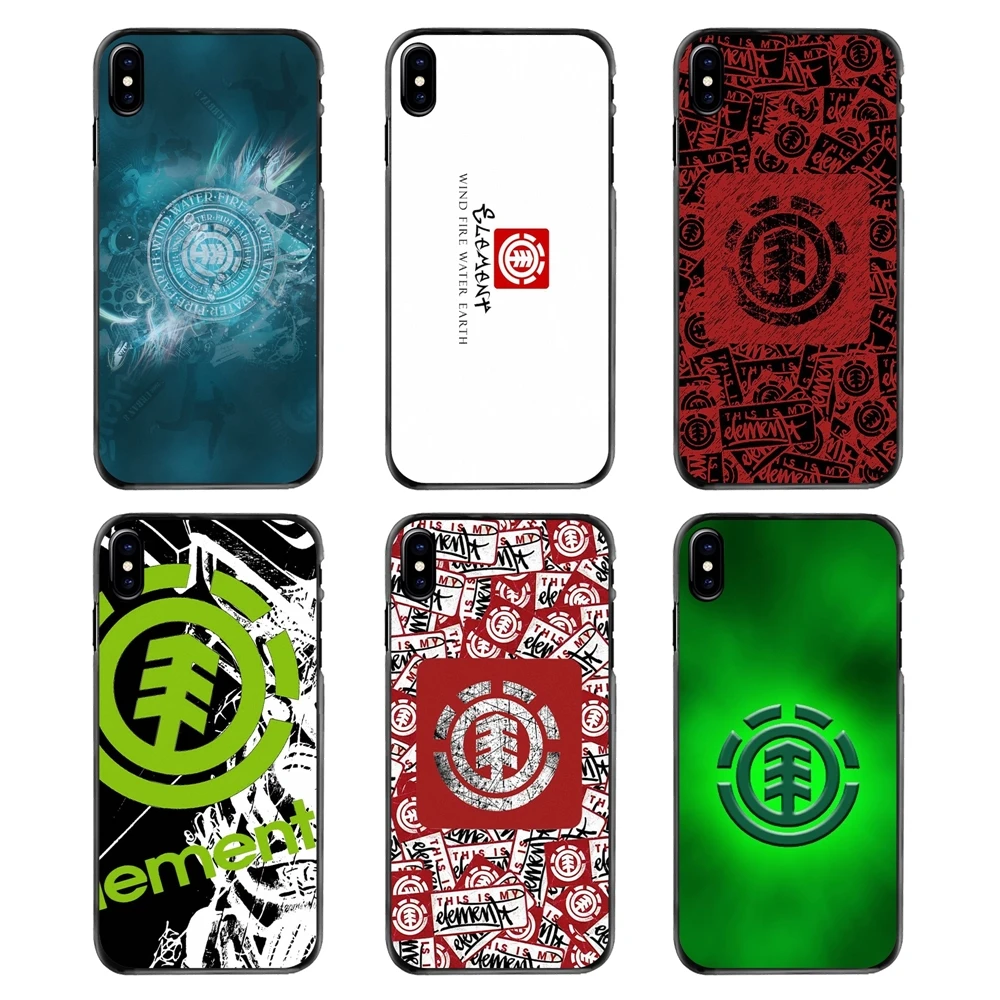 Для iPhone 4 4S 5 5S 5C SE 6 6S 7 8 Plus X XR XS Max iPod Touch Element skate for life скейтборд логотип Чехол
