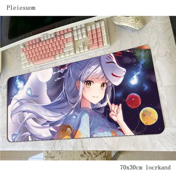 

Girl Anime mouse pad gamer 700x300x4mm gaming mousepad present notbook desk mat gel padmouse games pc gamer mats gamepad