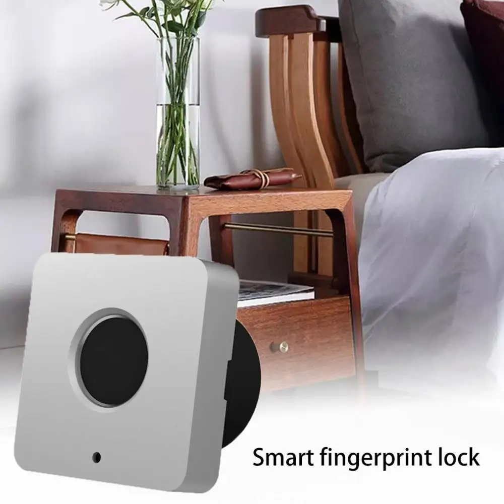 

Semiconductor Keyless Fingerprint Drawer Lock Cabinet Combination Lock Fingerprint Lock Aluminum Alloy Panel