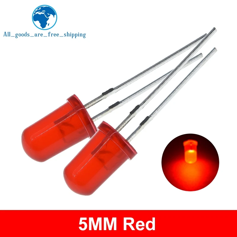 40x FIX-LED-8.5 Spacer sleeve for LED diodes D5mm Dia5mm Spacer leng8.5mm