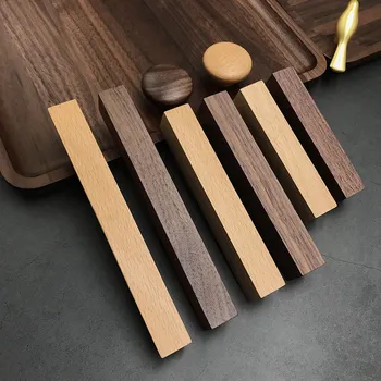 

Wooden Kitchen Cabinet Knobs Pulls Furniture Drawer Wardrobe Cupboard Door Pulls Handle-1Pack