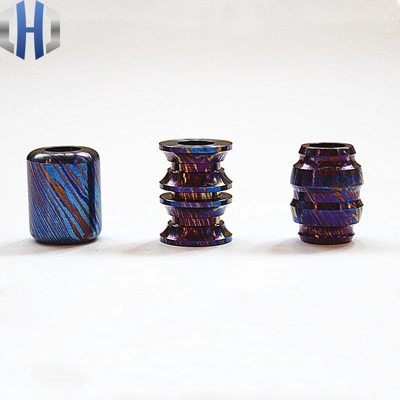 

Titanium Mascus EDC Umbrella Rope Pendant Titanium Saber DIY Jewelry Bracelet Zipper Pendant
