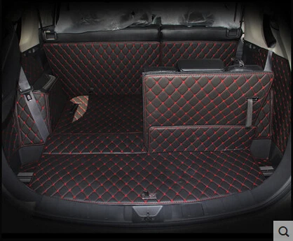 Автомобильные специальные коврики для багажника Mitsubishi Outlander 7 сидений прочные