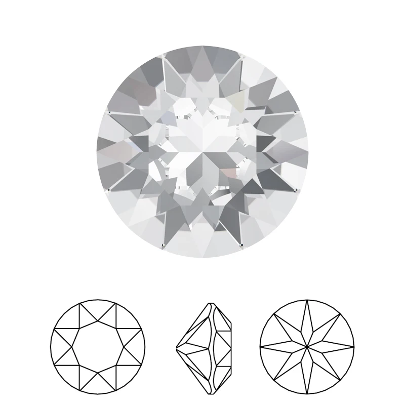 【 Предварительно обработанные кристаллы от Swarovski 1088 Xirius Chaton круглые камни