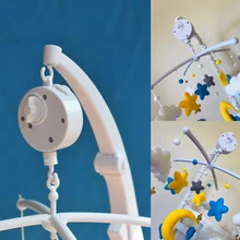 Новое поступление подвесная игрушка для детской кроватки музыкальная шкатулка коляска кровать висячий колокольчик части мобильный висячий колокольчик Игрушка движение по часовой стрелке Мобильная Музыка