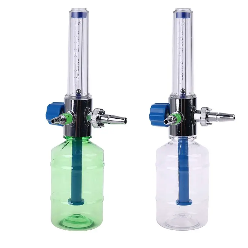 

Non-toxic Oxygen Pressure Reducer Inhaler Flow Meter Detachable Humidification Bottle With User Manual for Hospital Home use