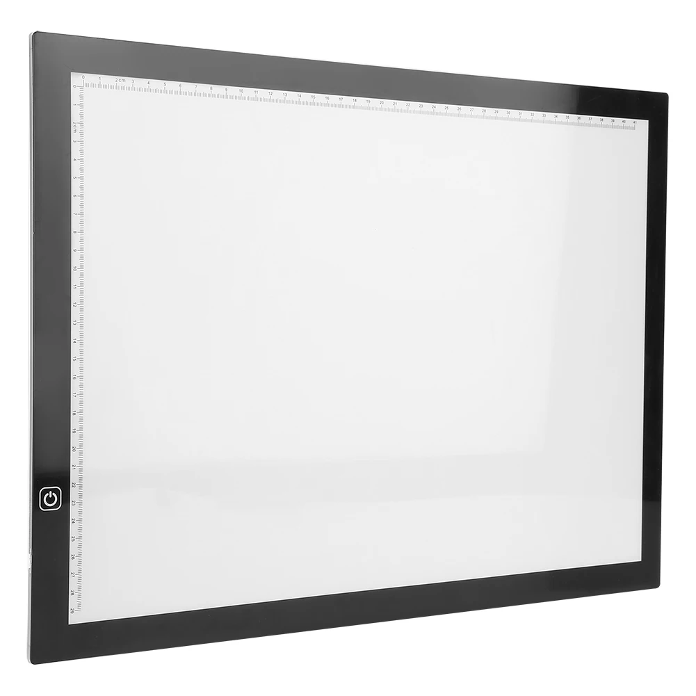 EU Plu A3 LED Light Box Tracing Board High Quality Acrylic Faceplate Art Design Stencil Drawing Painting Thin Pad Copy Lightbox