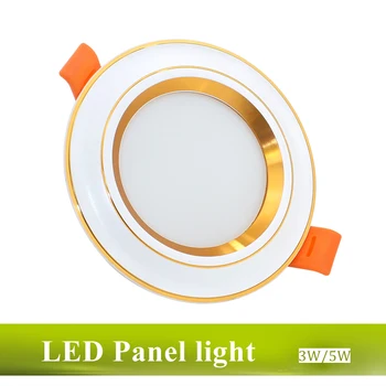 

Luxury Ceiling LED Downlight Round Light 3W 5W 9W 12W 20W AC 220V Warm White Cold White High Lumens Recessed Light Downlight