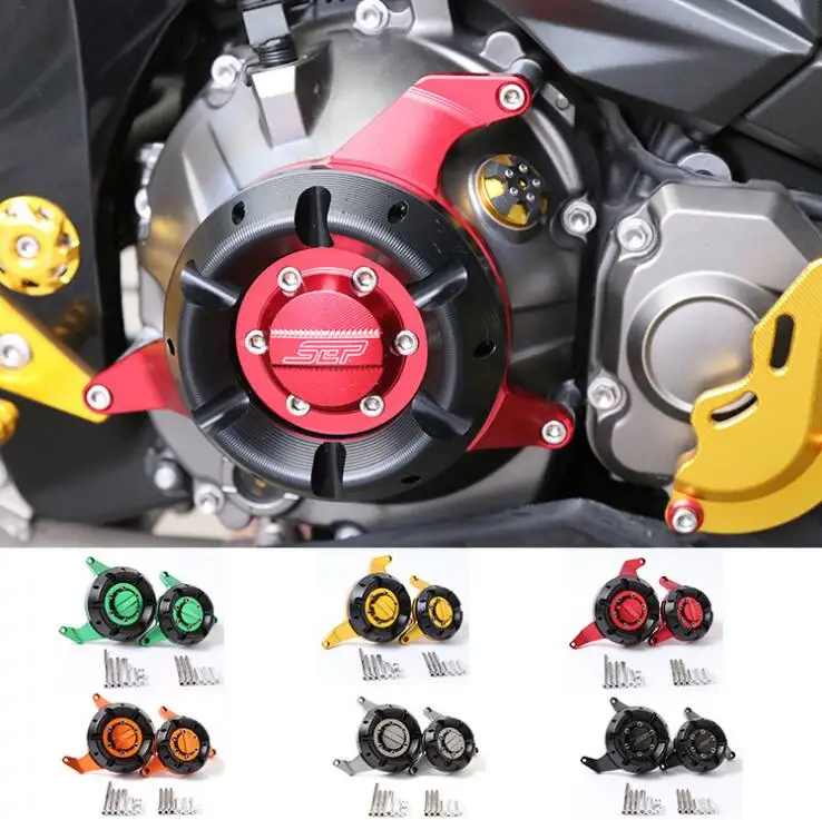 

Motorcycle CNC Aluminum Alloy Engine Guard Case Slider Cover Protector Set For Kawasaki Z800