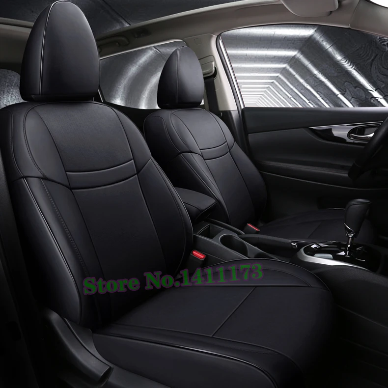 CARTAILOR на заказ, подходят для Nissan Qashqai, автомобильные чехлы для сидений, чехлы для сидений, защитные чехлы из искусственной кожи, стильные аксессуары, набор