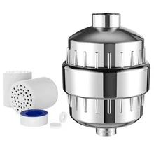 Showerhead Filter Hard Water Softener Purifier Bathroom Shower Head Water Sprayer Filtration System