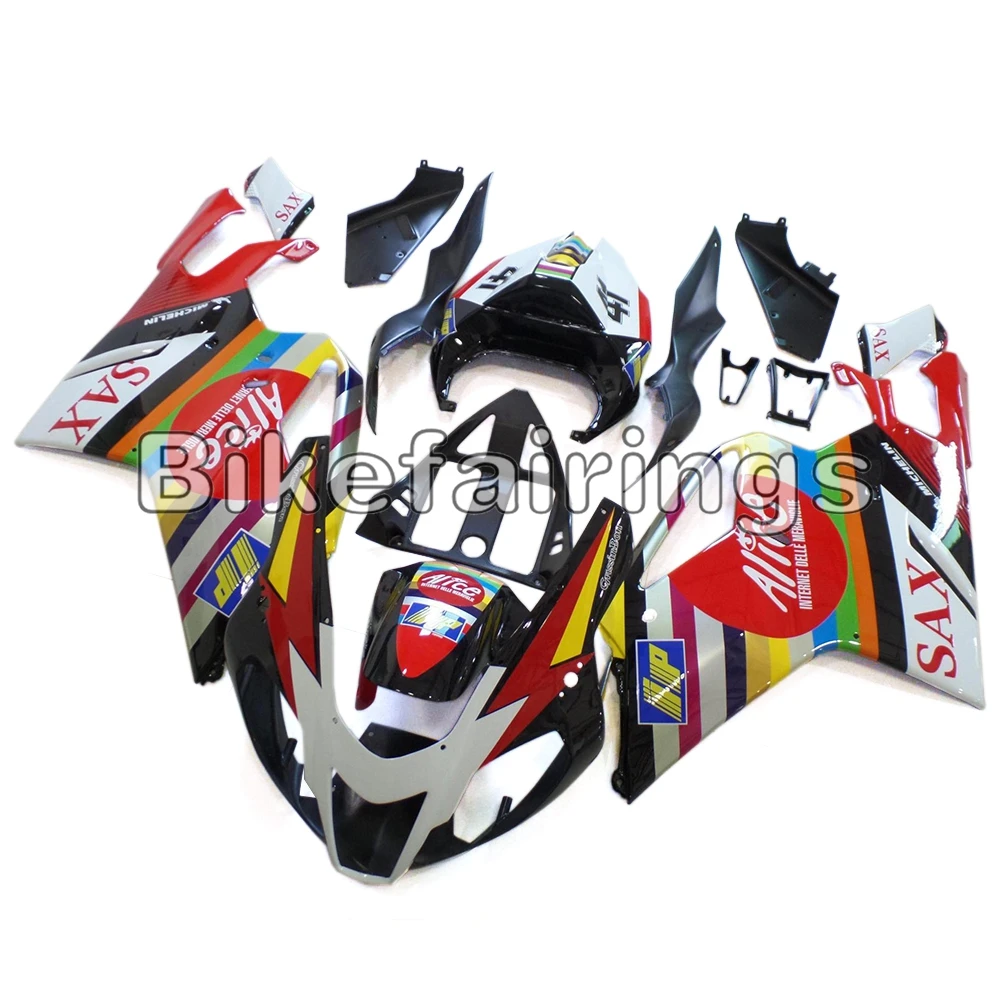 Полный комплект обтекателей для Aprilia RSV 1000 Mile 2003 2004 2005 2006 ABS пластик кузова мотоцикла красочные красный черный белый Cowlings