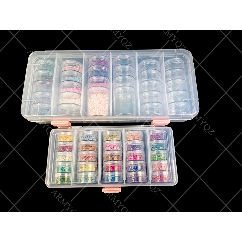 Новый стиль решения для хранения бусин маленький контейнер Органайзер с 25