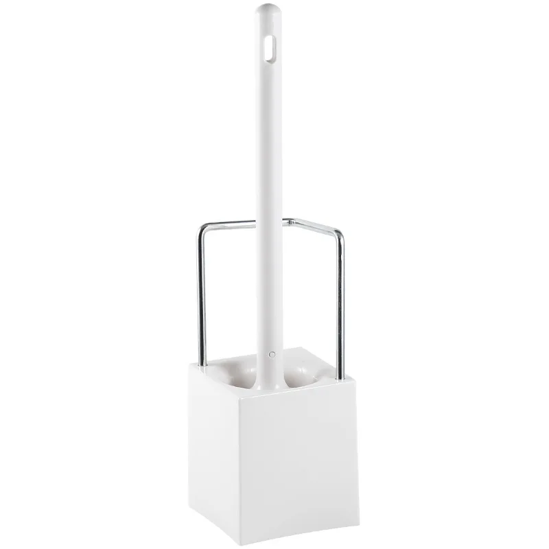WHITE ONEUP щетка для туалета портативная длинная ручка семейная щетка для туалета щетка для чистки отеля аксессуары для ванной комнаты Набор инструментов для чистки ванной комнаты - Цвет: WHITE