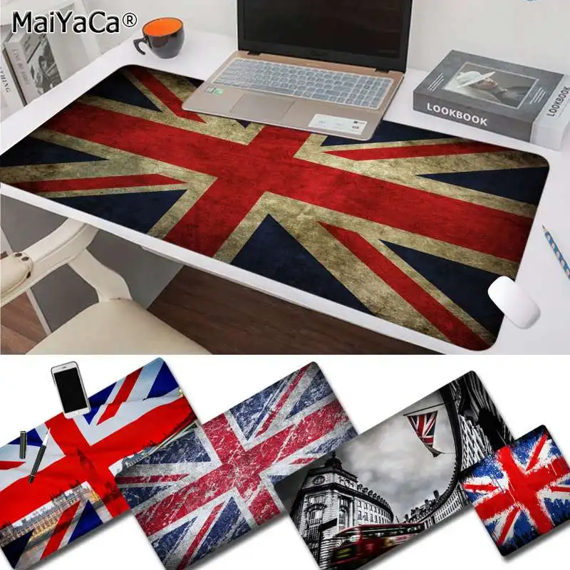 MaiYaCa свой собственный коврик с британским флагом DIY дизайн игровой с узором коврик для мыши большой коврик для мыши клавиатуры