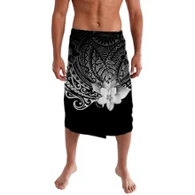 

Undertake Custom Samoa Polynesian Tribal Clothing Ethnic Style Tonga Loose Thoreau Oversized Pocket Half Skirt