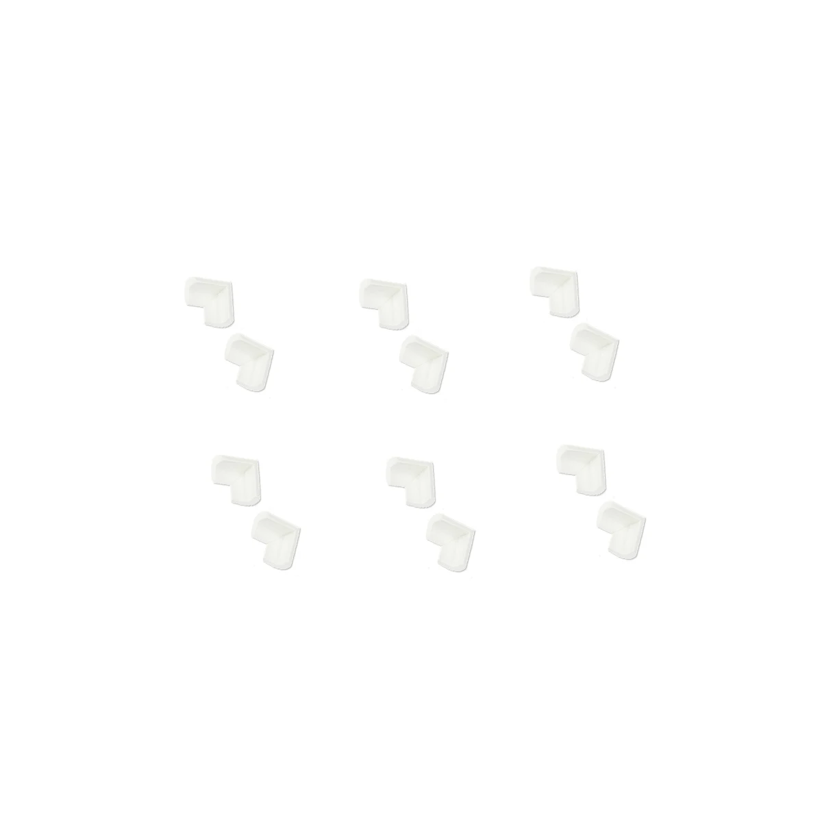 white 12 Corner Защитная лента для детей 5 м, защита для углов, защита от столкновений, Детские уголки для мебели, угловая защитная лента для стола - Цвет: white 12 Corner