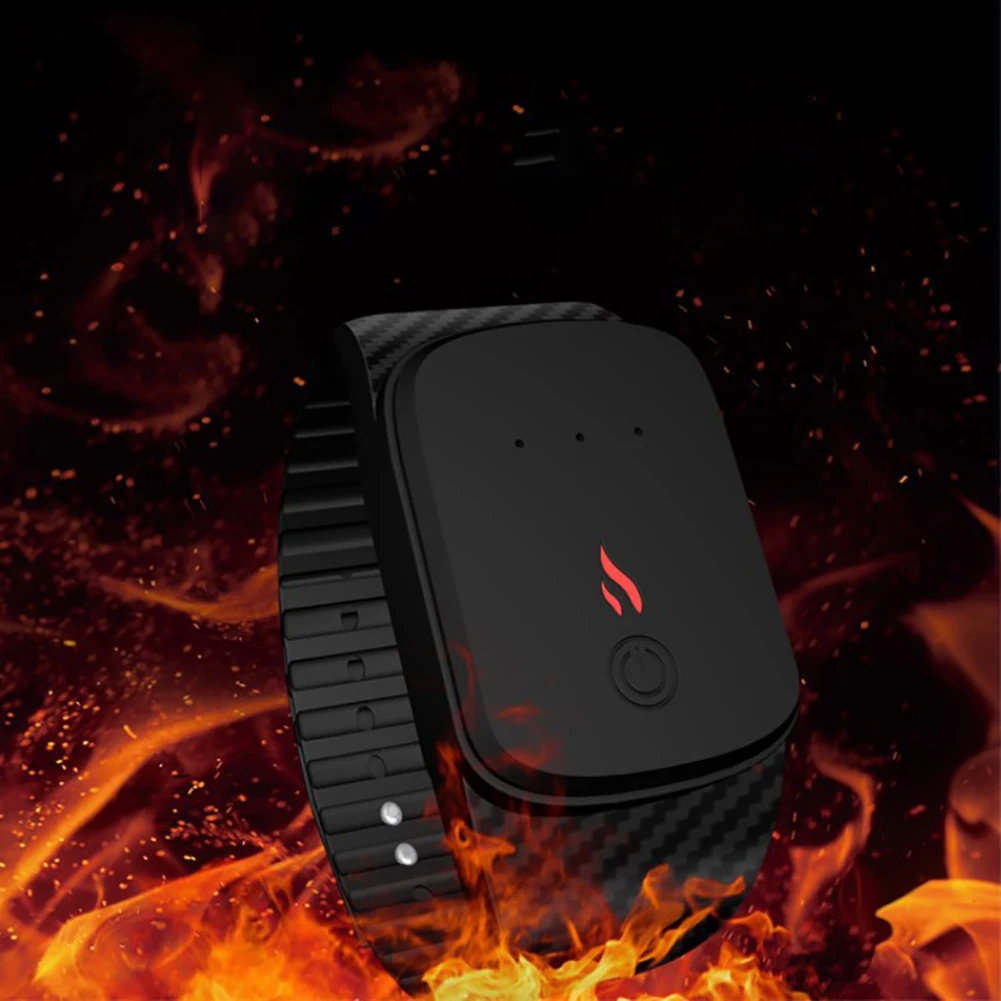 WHR-360 Тепловая взрослая рука грелка браслет USB Перезаряжаемый нагрев зимний умный Браслет контроль температуры подарок портативный ТПЭ