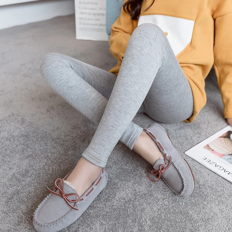Velvet Cotton Warm Maternity Velvet Legging Pregnant Women Pants Belly Knitted Pants Clothes Pregnancy Trousers Clothing