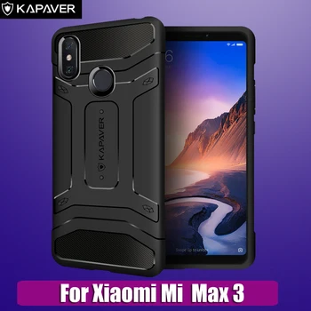 

KAPAVER Transparent Phone Case for Xiaomi Redmi note 8 K20/K20 Pro Mi MAX3 PocoPhone F1 Case Hybrid TPU Shockproof Bumper Capa