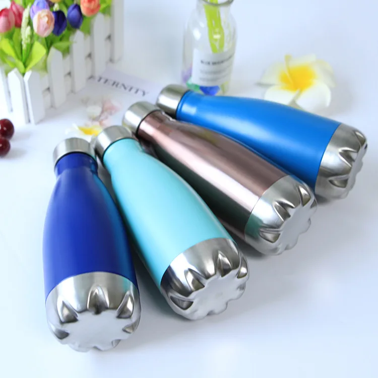 

Double-layerd Stainless Steel Insulation Mug Sports Bottle Bullet Coke Bottle Insulation Pot Gift Cup