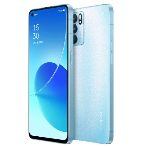 8gb ddr3 Official OPPO Reno 6 5G SmartPhone 6.4'' OLED 90Hz Screen 65W Super Charge 4300mAh Battery 64MP Main Camera Google Play Store ram memory