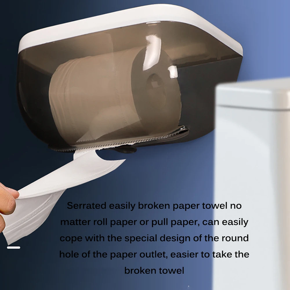 Ванная комната бесплатно пробивается водонепроницаемый большой емкости коробка ткани полка для туалета туалетной бумаги коробка для выдергивания туалетной бумаги коробка