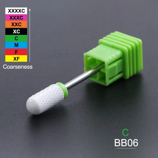 Сверла для ногтей, электрическая дрель, аппарат для маникюра, инструменты для кутикулы, керамические фрезы, аксессуары для педикюра, TRBB01-11 - Цвет: BB06