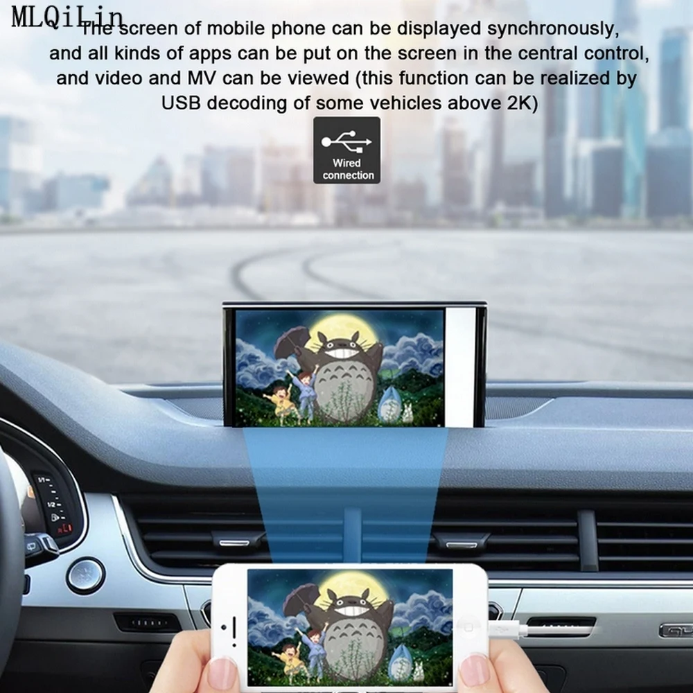 2020 Wireless Apple CarPlay for Audi A1 A3 A4 A5 A6 A7 A8 Q2 Q3 Q5 Q7 MMI Car Play Android Auto Mirror Reverse Camera