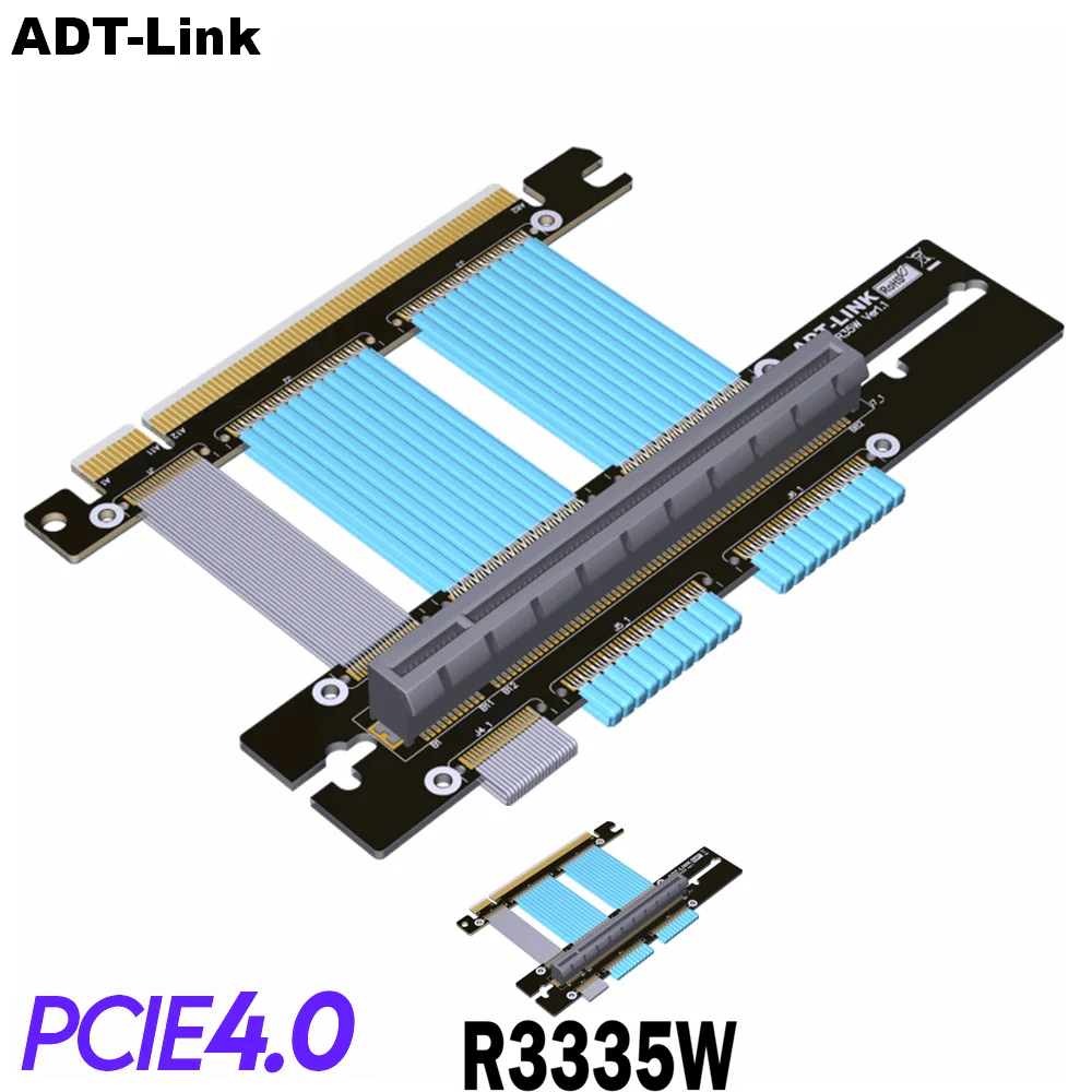 Pci-E 4.0 16X Scheda Grafica Verticale Custodia Atx Connettore Flessibile Cavo Riser Scheda Prolunga Adattatore Porta Pci Express 4.0 Cavo