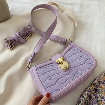 

Designer Crocodile Pattern Small PU Leather Armpit Bag for Women 2020 Elegant Shoulder Bag Female Travel Crossbody Pack Hand Bag