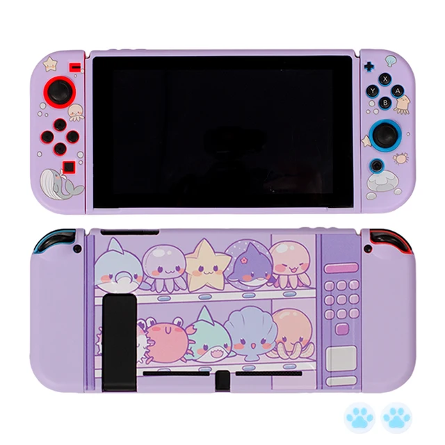 Protective Shell For Nintendo Switch Case Cute Kawaii Cat Dog Soft TPU Cover For Nintendo Switch Skin Console JoyCon Accessories for Switch
