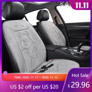 

KADULEE 12V Heated car seat cover for Acura all models CDX RDX ZDX ILX TLX RLX RL TL TLX-L Winter Pad Cushions car styling
