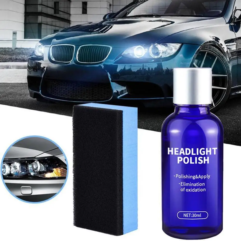 

10ML 30ML Car Headlight Repair Coating Solution Repair Kit Oxidation Rearview Coating Headlight Polishing Anti-scratch Liquid