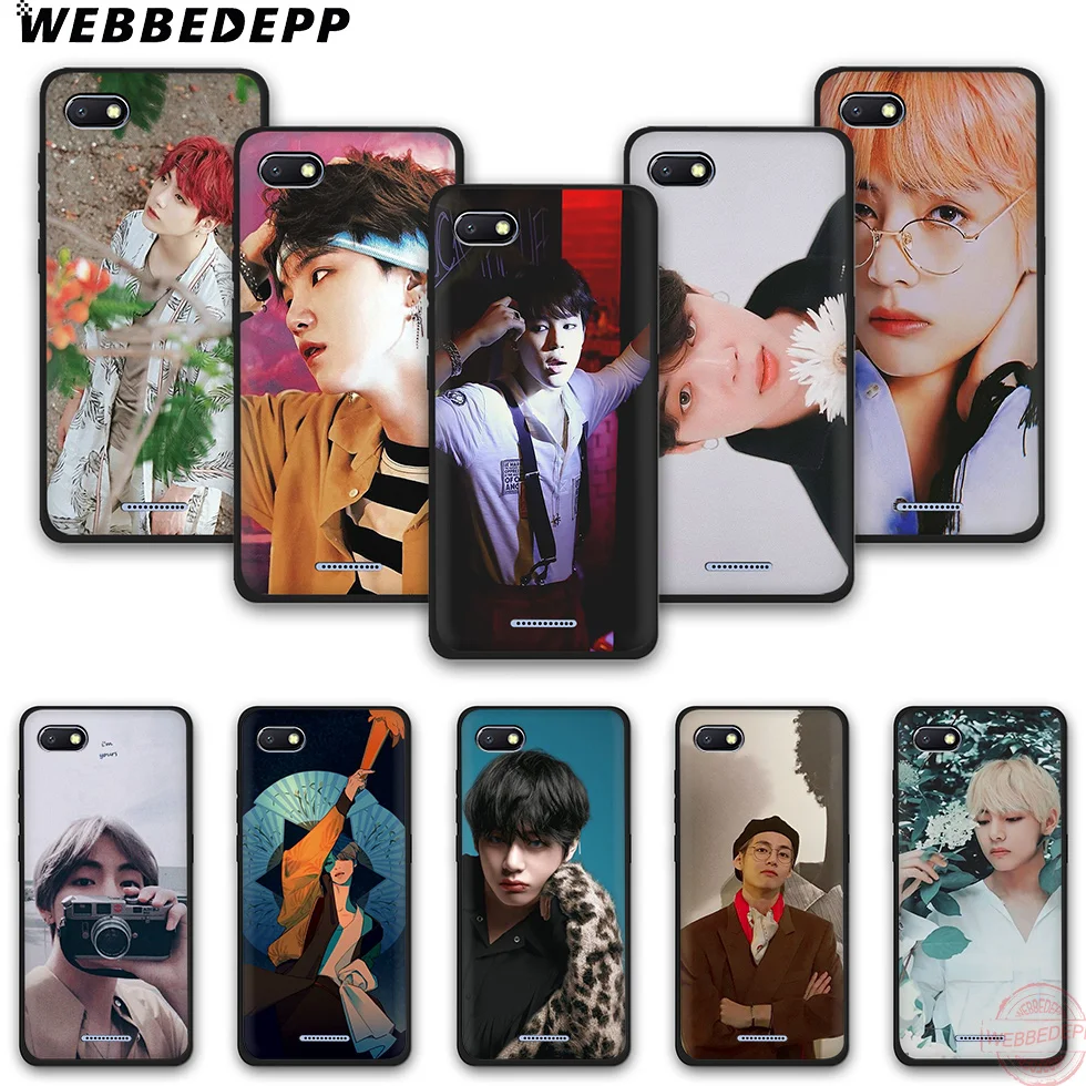 WEBBEDEPP Jimin Suga RM модные чехлы для мобильного телефона из мягкого силикона чехол Redmi