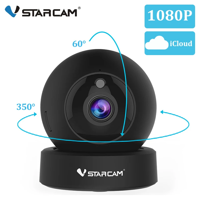 Vstarcam 1080P 2MP Dome Mini IP Camera G43S Wireless Wifi Security Camera PTZ Cam IR Night Home Surveillance Camera Baby Monitor