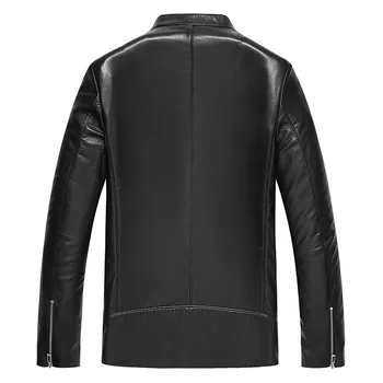 

Genuine Leather Autumn Winter Real Sheepskin Coat for Men Streetwear Motorcycle Jacket JLK17KD17603 MY1945