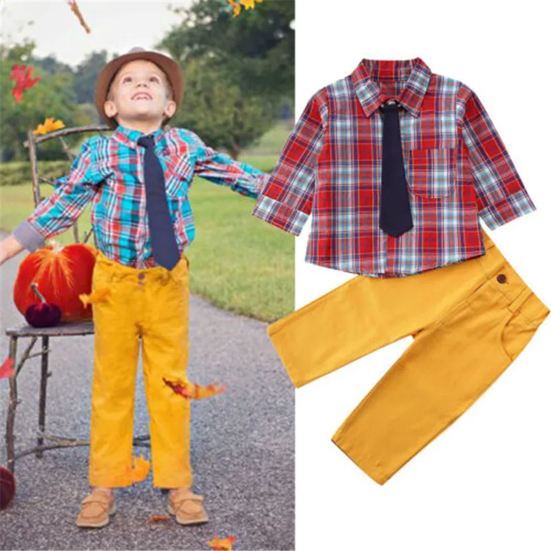 Gentleman Outfit Für Jungen 2025 - Hemd Mit Hosenträger & Krawatte