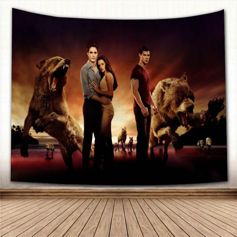 The Twilight Saga Breaking Dawn Tv Tapestry Wall Hanging Wall Fabric Tapestry Art Home Decoration Sleeping Pad Wall Tappeti