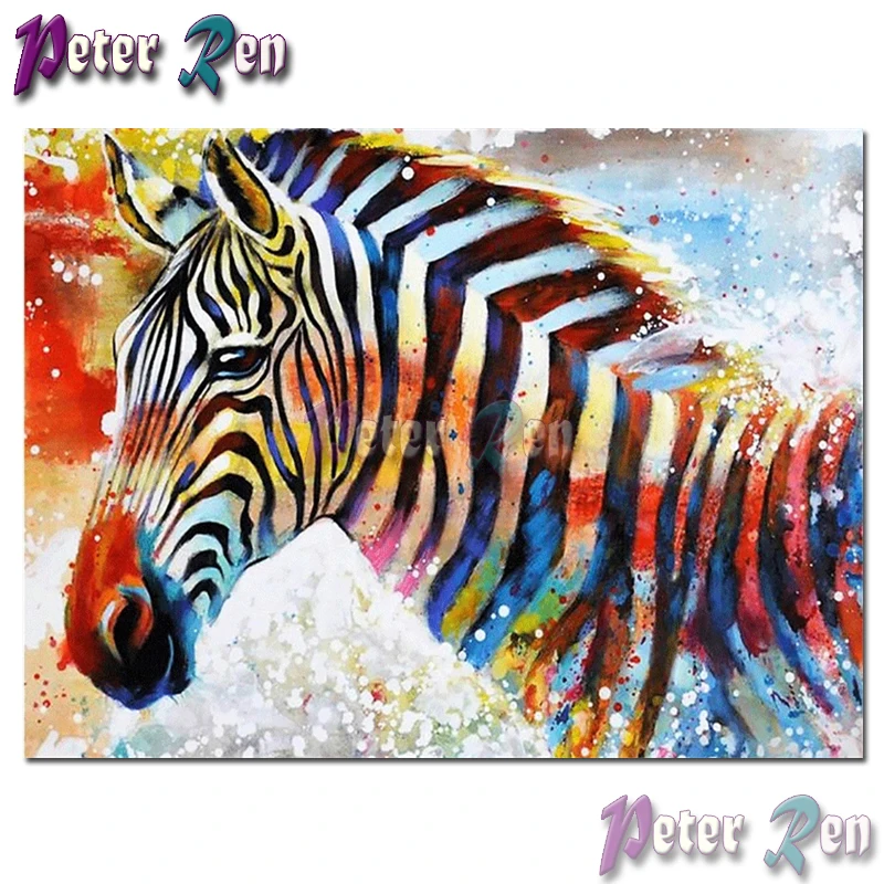 

5d Animal zebra Diamond Painting Embroidery DIY Square or round Mosaic Cross stitch Rhinestone Handmade Modern home decoration