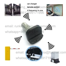 5V 2A автомобильный прикуриватель дистанционный многочастотный фиксированный код и плавающий код двери гаража дистанционного управления