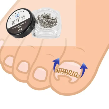 

6pairs Toenail orthosis Ingrown Toe Nail Correction Wire Nail Sticker Fixer Pedicure Paronychia Recover Toenails Corrector