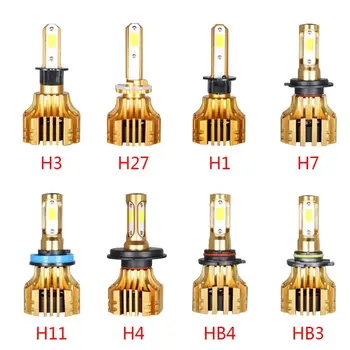 

2pcs Turbo Led Headlight H3/880 881/HI/H7/H11/H4/9005/9006 Led Bulbs Super Bright COB Light 6000K 8000LM