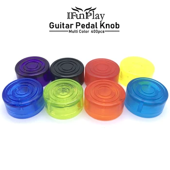 

400pcs Colorful Candy Color Guitar Pedal Knob Electric Guitar Effect Pedal Foot Nail Cap Amplifiers Switch Knob Accessories