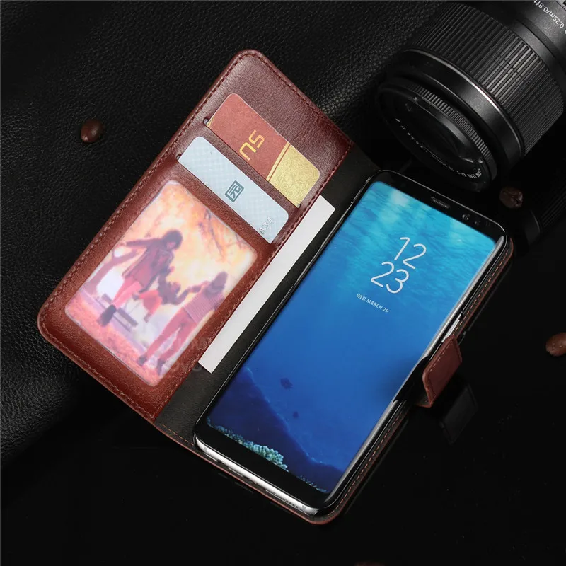Кожаный флип чехол для S10 Lite A6 Plus бумажник Samsung Galaxy M10 20 30 A20 40 10 70 A8s A9s J4 J6 2018|Бамперы|